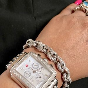 Judith Ripka Sterling Silver Bracelet 71/2inch 925